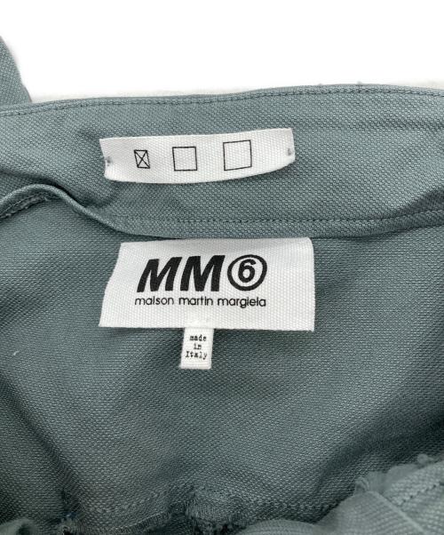 MM6 Maison Margiela（エムエムシックスメゾンマルジェラ）MM6 Maison Margiela (エムエムシックスメゾンマルジェラ) ドローコードハーフパンツ グレー サイズ:38の古着・服飾アイテム
