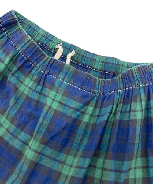 tricot COMME des GARCONS（トリココムデギャルソン）tricot COMME des GARCONS (トリココムデギャルソン) チェックギャザースカート【AD2010】 グリーン サイズ:無の古着・服飾アイテム