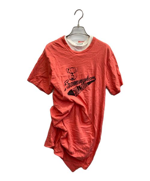 JUNYA WATANABE COMME des GARCONS（ジュンヤワタナベ コムデギャルソン）JUNYA WATANABE COMME des GARCONS ((ジュンヤワタナベ コムデギャルソン) プリントワンピース【AD2016】 レッド サイズ:Sの古着・服飾アイテム