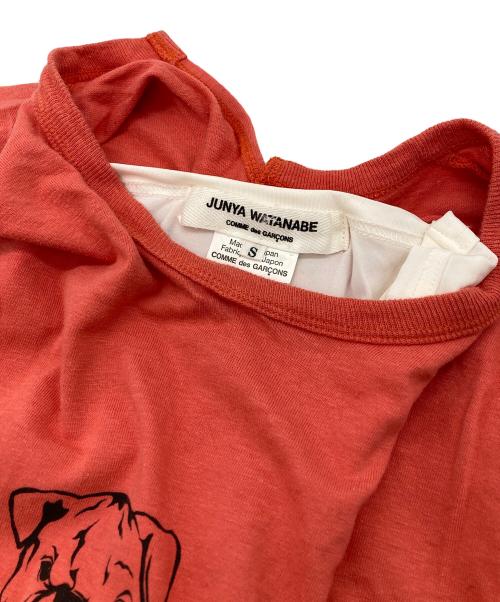 JUNYA WATANABE COMME des GARCONS（ジュンヤワタナベ コムデギャルソン）JUNYA WATANABE COMME des GARCONS ((ジュンヤワタナベ コムデギャルソン) プリントワンピース【AD2016】 レッド サイズ:Sの古着・服飾アイテム
