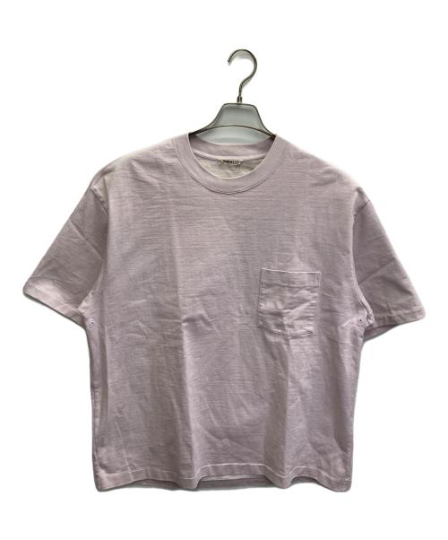 AURALEE（オーラリー）AURALEE (オーラリー) ヘビーウェイト スタンドアップ ポケット Tシャツ ピンク サイズ:4の古着・服飾アイテム