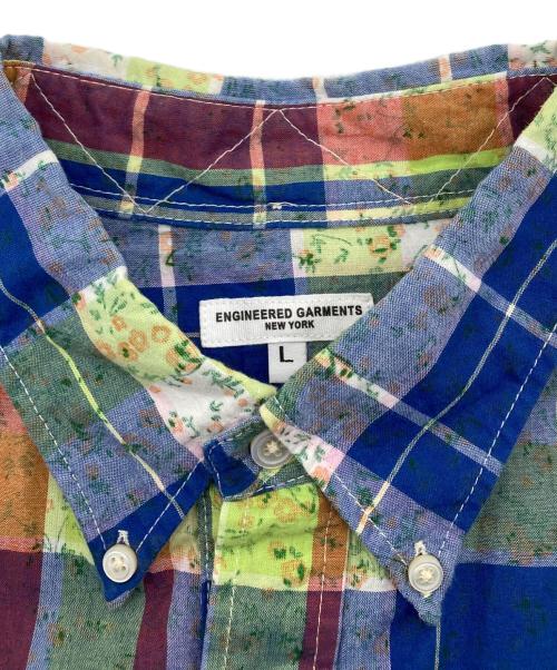 Engineered Garments（エンジニアドガーメンツ）Engineered Garments (エンジニアードガーメンツ) チェックシャツ ブルー サイズ:Lの古着・服飾アイテム