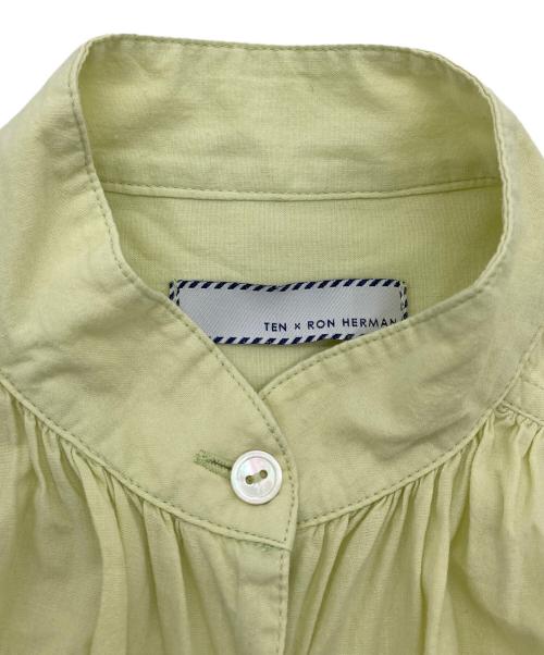 TEN（テン）TEN (テン) Ron Herman (ロンハーマン) コラボカフタンドレスコットンシャツワンピース イライトイエロー サイズ:FREEの古着・服飾アイテム