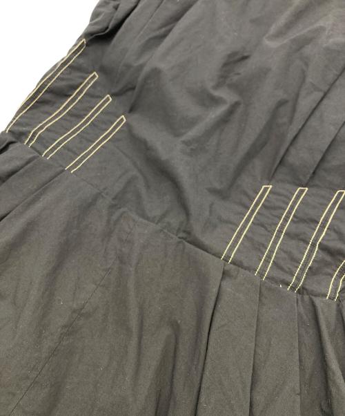 FUMIKA UCHIDA（フミカウチダ）FUMIKA UCHIDA (フミカウチダ) タックドレス ダークブラウン サイズ:36の古着・服飾アイテム