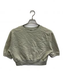 AURALEE（オーラリー）の古着「ハーフスリーブスウェット」｜グリーン