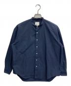 NATURAL WORKSナチュラル ワークス）の古着「MXP ロングスリーブスマートブロードビッグシャツ」｜ネイビー