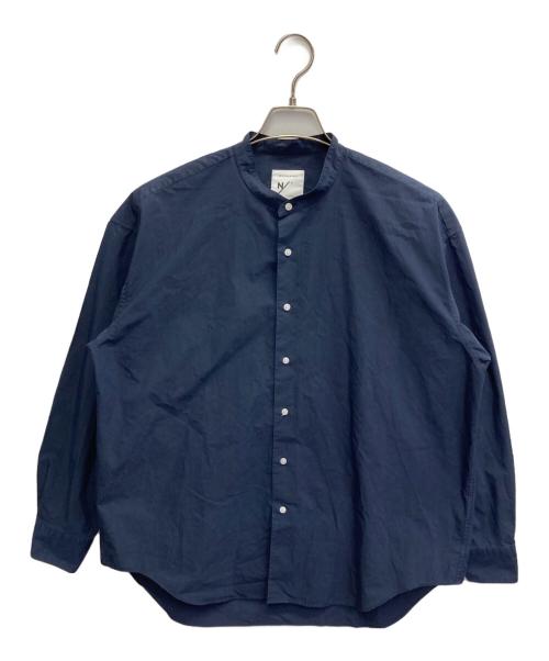 NATURAL WORKS（ナチュラル ワークス）NATURAL WORKS (ナチュラル ワークス) MXP ロングスリーブスマートブロードビッグシャツ ネイビー サイズ:Sの古着・服飾アイテム