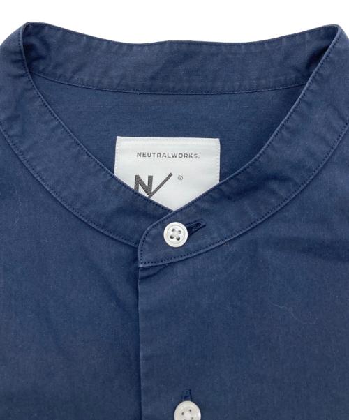 NATURAL WORKS（ナチュラル ワークス）NATURAL WORKS (ナチュラル ワークス) MXP ロングスリーブスマートブロードビッグシャツ ネイビー サイズ:Sの古着・服飾アイテム