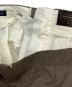 中古・古着 BEAMS F (ビームスエフ) RING JACKET (リングジャケット) トロピカルウール2プリーツスラックスパンツ ブラウン サイズ:48：8000円