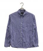 BEAMS PLUSビームスプラス）の古着「B.D. Gingham Check 100/2 Broad」｜ブルー