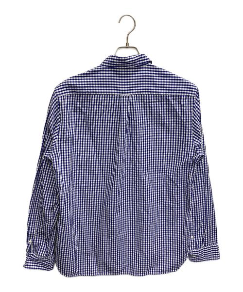 BEAMS PLUS（ビームスプラス）BEAMS PLUS (ビームスプラス) B.D. Gingham Check 100/2 Broad ブルー サイズ:Lの古着・服飾アイテム