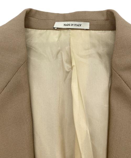 HUSBANDS（ハズバンズ）HUSBANDS (ハズバンズ) 2B シングルウールジャケット ベージュ サイズ:50の古着・服飾アイテム