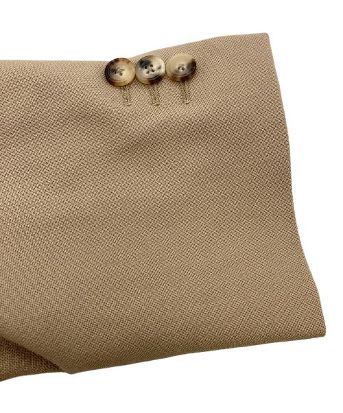 HUSBANDS（ハズバンズ）HUSBANDS (ハズバンズ) 2B シングルウールジャケット ベージュ サイズ:50の古着・服飾アイテム