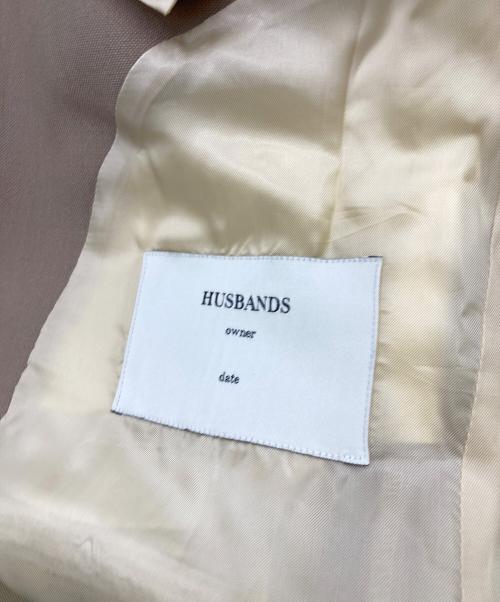 HUSBANDS（ハズバンズ）HUSBANDS (ハズバンズ) 2B シングルウールジャケット ベージュ サイズ:50の古着・服飾アイテム