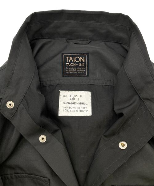 TAION（タイオン）TAION (タイオン) ミリタリー ロングスリーブシャツ カーキ サイズ:Lの古着・服飾アイテム
