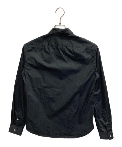 ANREALAGE（アンリアレイジ）ANREALAGE (アンリアレイジ) ロングスリーブシャツ ブラック サイズ:46の古着・服飾アイテム