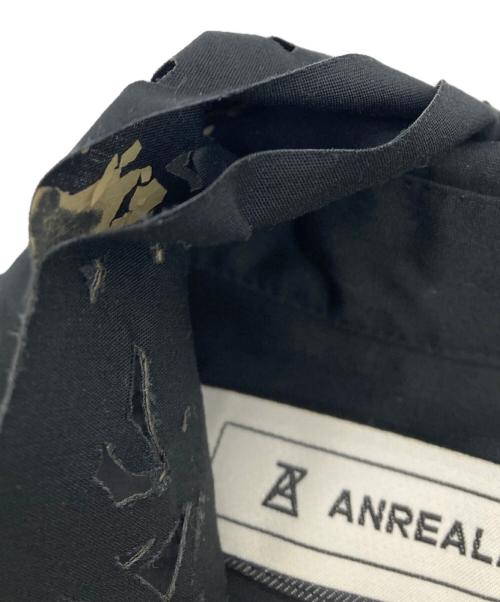 ANREALAGE（アンリアレイジ）ANREALAGE (アンリアレイジ) ロングスリーブシャツ ブラック サイズ:46の古着・服飾アイテム