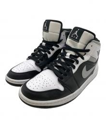 NIKE（ナイキ）の古着「AIR JORDAN 1 MID WHITE SHADOW」｜ブラック×ホワイト