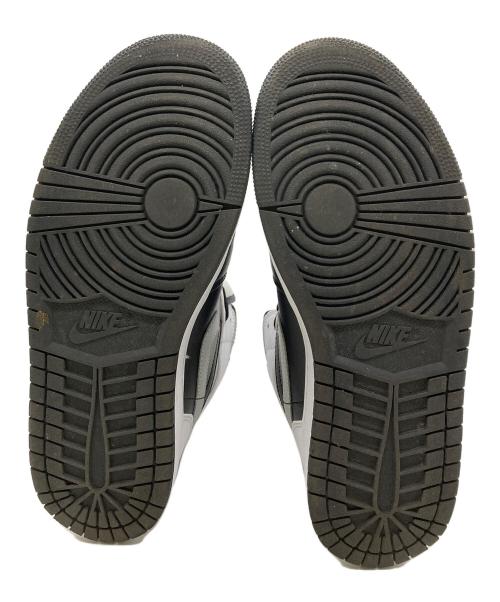 NIKE（ナイキ）NIKE (ナイキ) AIR JORDAN 1 MID WHITE SHADOW ブラック×ホワイト サイズ:27の古着・服飾アイテム