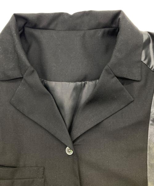HARE（ハレ）HARE (ハレ) エコレザー切替コート ブラック サイズ:FREEの古着・服飾アイテム