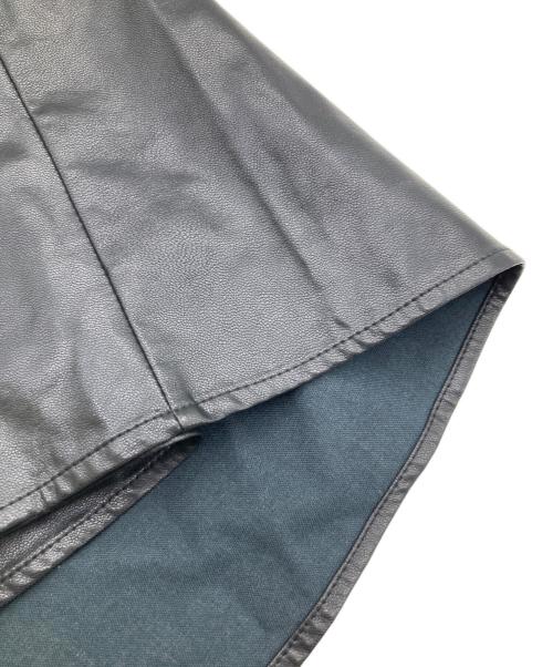 HARE（ハレ）HARE (ハレ) エコレザー切替コート ブラック サイズ:FREEの古着・服飾アイテム