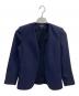 theory（セオリー）の古着「ノーカラージャケット」｜ネイビー