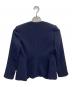 theory (セオリー) ノーカラージャケット ネイビー：6000円
