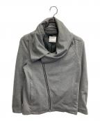 KATHARINE HAMNETTキャサリンハムネット）の古着「変形ジップジャケット」｜グレー