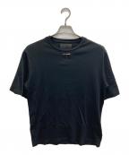 PRADAプラダ）の古着「トライアングルロゴTシャツ」｜ブラック