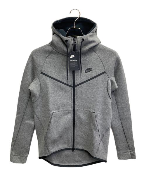 NIKE（ナイキ）NIKE (ナイキ) テックフリース ウインドランナー パーカー グレー サイズ:S 未使用品の古着・服飾アイテム