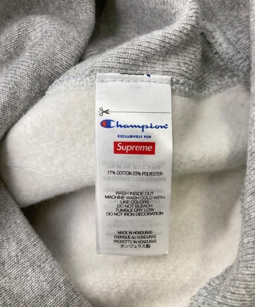 SUPREME（シュプリーム）Supreme (シュプリーム) Champion (チャンピオン) 25SS Hooded Sweatshirt Heather Grey グレー サイズ:Mの古着・服飾アイテム