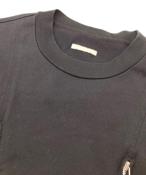 Tamme（タム）Tamme (タム) FRONT ZIP POCKET S/S CUTSAW ブラック サイズ:Ⅱの古着・服飾アイテム