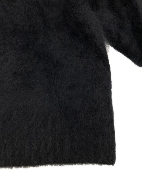 IENA LA BOUCLE（イエナ ラ ブークル）IENA LA BOUCLE (イエナ ラ ブークル) ファーニットカーディガン ブラック サイズ:表記無しの古着・服飾アイテム