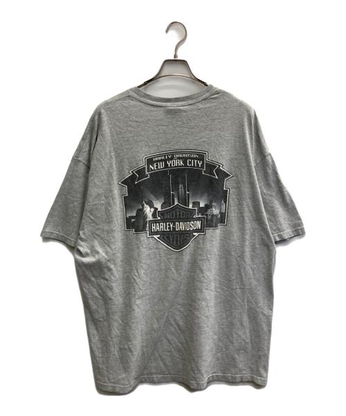 HARLEY-DAVIDSON（ハーレーダビッドソン）HARLEY-DAVIDSON (ハーレーダビッドソン) 00s プリントTシャツ グレー サイズ:2XLの古着・服飾アイテム