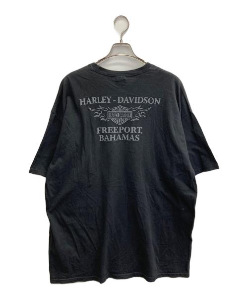 HARLEY-DAVIDSON（ハーレーダビッドソン）HARLEY-DAVIDSON (ハーレーダビッドソン) 00s プリントTシャツ メキシコ製 ブラック サイズ:2XLの古着・服飾アイテム