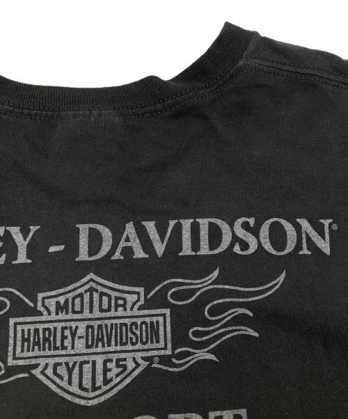 HARLEY-DAVIDSON（ハーレーダビッドソン）HARLEY-DAVIDSON (ハーレーダビッドソン) 00s プリントTシャツ メキシコ製 ブラック サイズ:2XLの古着・服飾アイテム