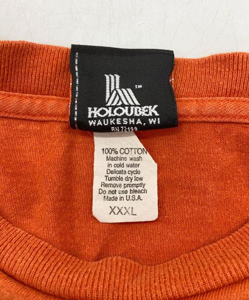 HARLEY-DAVIDSON（ハーレーダビッドソン）HARLEY-DAVIDSON (ハーレーダビッドソン) 00s プリントTシャツ　USA製 オレンジ サイズ:XXXLの古着・服飾アイテム