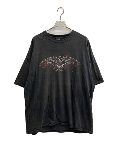 HARLEY-DAVIDSON（ハーレーダビッドソン）HARLEY-DAVIDSON (ハーレーダビッドソン) プリントTシャツ ブラック サイズ:3XLの古着・服飾アイテム
