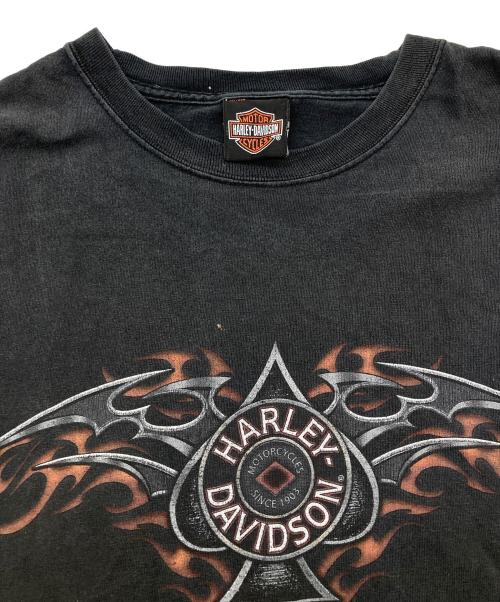 HARLEY-DAVIDSON（ハーレーダビッドソン）HARLEY-DAVIDSON (ハーレーダビッドソン) プリントTシャツ ブラック サイズ:3XLの古着・服飾アイテム