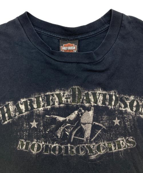 HARLEY-DAVIDSON（ハーレーダビッドソン）HARLEY-DAVIDSON (ハーレーダビッドソン) 00s プリントTシャツ ブラック サイズ:3XLの古着・服飾アイテム