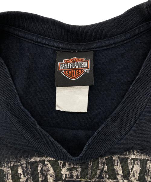 HARLEY-DAVIDSON（ハーレーダビッドソン）HARLEY-DAVIDSON (ハーレーダビッドソン) 00s プリントTシャツ ブラック サイズ:3XLの古着・服飾アイテム