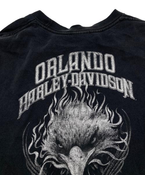 HARLEY-DAVIDSON（ハーレーダビッドソン）HARLEY-DAVIDSON (ハーレーダビッドソン) 00s プリントTシャツ ブラック サイズ:3XLの古着・服飾アイテム
