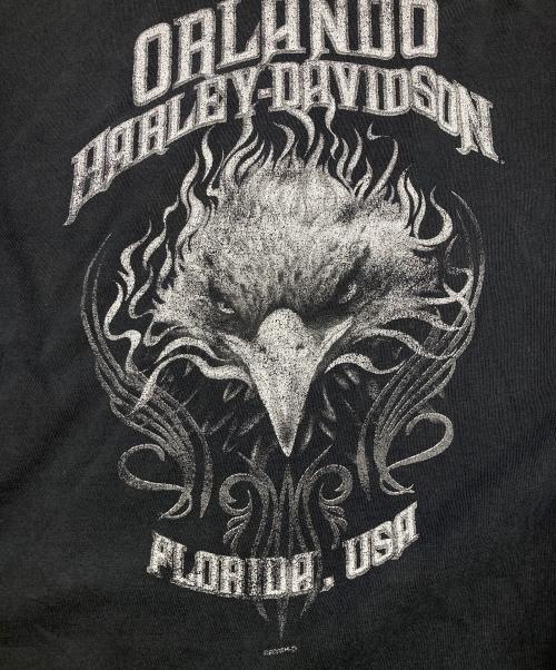 HARLEY-DAVIDSON（ハーレーダビッドソン）HARLEY-DAVIDSON (ハーレーダビッドソン) 00s プリントTシャツ ブラック サイズ:3XLの古着・服飾アイテム