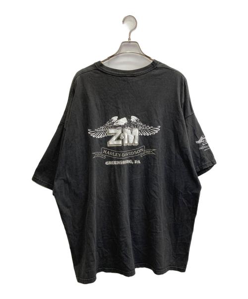 HARLEY-DAVIDSON（ハーレーダビッドソン）HARLEY-DAVIDSON (ハーレーダビッドソン) プリントTシャツ USA製 ブラック サイズ:4XLの古着・服飾アイテム