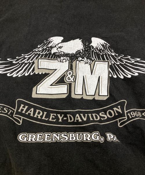 HARLEY-DAVIDSON（ハーレーダビッドソン）HARLEY-DAVIDSON (ハーレーダビッドソン) プリントTシャツ USA製 ブラック サイズ:4XLの古着・服飾アイテム