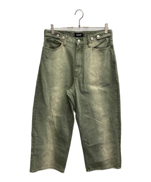 X-LARGE（エクストララージ）X-LARGE (エクストララージ) FADED BAGGY DENIM PANTS グリーン サイズ:32の古着・服飾アイテム