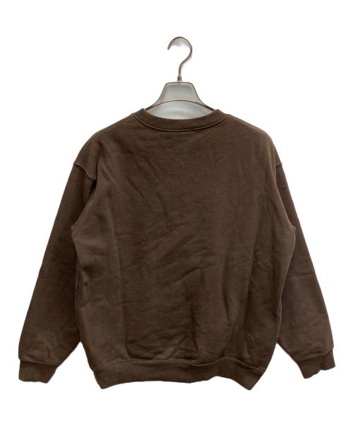 Dime（ダイム）Dime (ダイム) Classic Small Logo Crewneck ブラウン サイズ:Sの古着・服飾アイテム