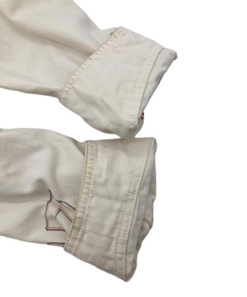 SUGAR CANE（シュガーケーン）SUGAR CANE (シュガーケーン) 落書きカバーオール ベージュ サイズ:38の古着・服飾アイテム