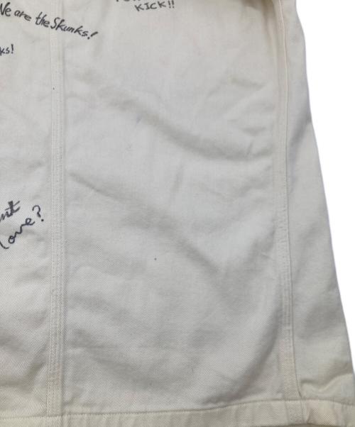 SUGAR CANE（シュガーケーン）SUGAR CANE (シュガーケーン) 落書きカバーオール ベージュ サイズ:38の古着・服飾アイテム