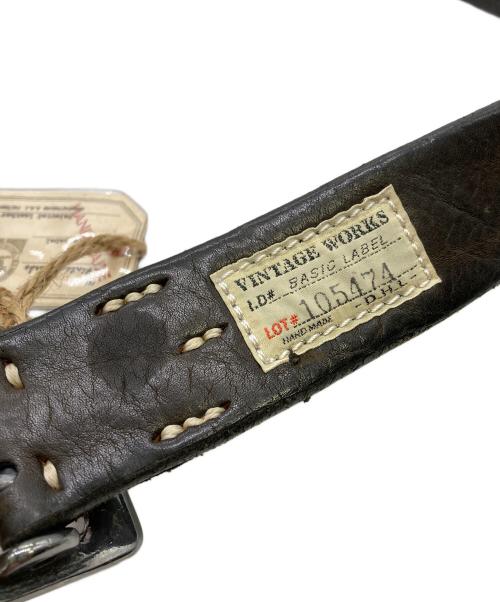 VINTAGE WORKS（ヴィンテージワークス）VINTAGE WORKS (ヴィンテージワークス) ベルト ブラウン サイズ:27/68の古着・服飾アイテム